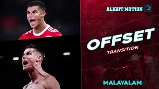 OFFSET transition tutorial || Alight Motion ||