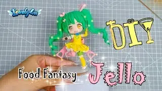 122】How to make Anime Figure┃Food Fantasy Jello【Clay Tutorial┃DIY┃Lovely4u】
