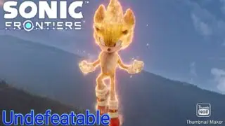 Sonic Movie 2 final boss with Undefeatable