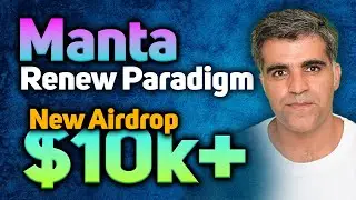 How to Get Free Manta Airdrop Tokens-Manta Renew Paradigm Complete Guide | Crypto1O1