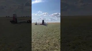 Как планер отцепляется. 