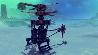 Vanilla Tilt-Rotor Helicopter | My Besiege Creations #41