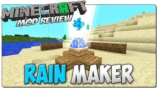 RAIN MAKER MOD MINECRAFT 1.7.10 | Magia para invocar a la lluvia | MINECRAFT MODS