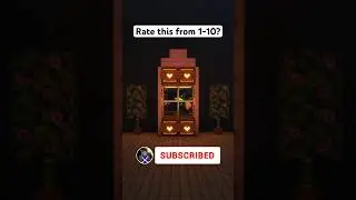 Minecraft Cherry Blossom Aquarium Cabinet 🐠