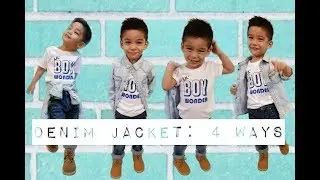 Kids Style : 4 Ways To Wear A Denim Jacket  ☆  JULIO TV