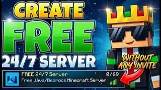 How To Make Free Minecraft Server 24x7 | Best Free 24/7 Minecraft Hosting😁