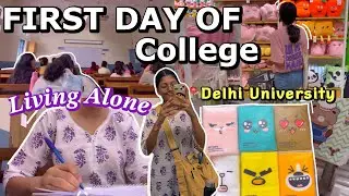 🇮🇳First day of college as a student of📍Delhi University (2nd year Senior) | New academic year🥹✨