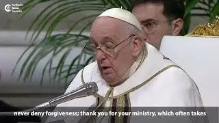 Pope thanks priests for their service