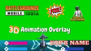 Free BGMI & Pubg 3D Model Green Screen Streaming Overlay of Ocean Archlord Poseidon🔱