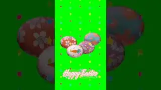Happy Easter Green Screen