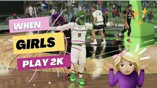 WHEN A GIRL PLAYS 2K (SHE TOOK OVER!!) NBA 2K24 REC GAMEPLAY