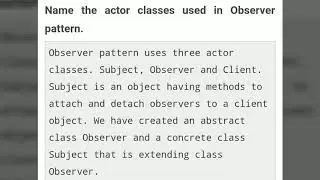 Design Pattern Interview Questions and Answers