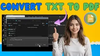 How To Change A TXT File To PDF | Step-by-Step Guide (2025)