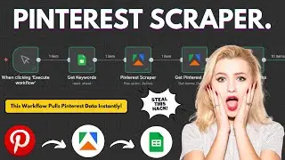 Scrape Pinterest Automatically using Apify in N8N with One Click!