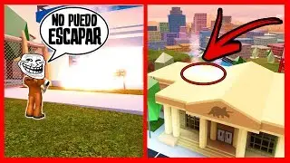 TROLLEO A LOS PRESOS de JAILBREAK CON EL FUEGO - Roblox