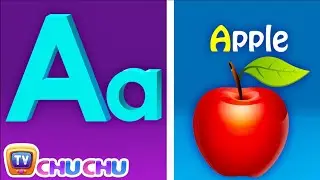 Phonics Song with TWO Words   A For Apple   ABC Alphabet Songs with Sounds for Children