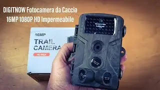 DIGITNOW Fotocamera da Caccia 16MP 1080P HD Impermeabile (UNBOXING)