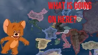 WORLD WAR 2 BUT EUROPE IS CURSED - HOI4 Timelapse