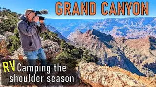 Grand Canyon South Rim [4K UHD] | RV Camping | Bright Angel Trail | Shoshone Point | Mather CG