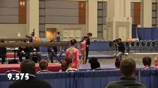 Annie LeBlanc! Annie the Gymnast Level 7 Gymnastics Meet 7 Acroanna
