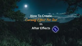 🔴🔵 How to create Text Curving Effect in After Effects 🔴🔵