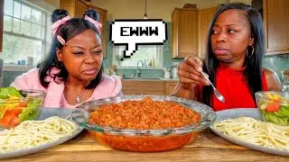 TELLING MY MOM HER FOOD IS NASTY 🤢TO SEE HOW SHE REACTS