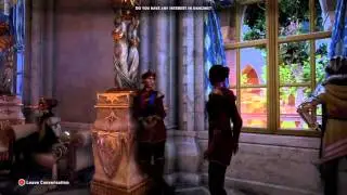 Inquisitor changes voices as she asks for a dance...