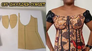 EASY OFF SHOULDER CORSET BLOUSE WITH SLEEVE
