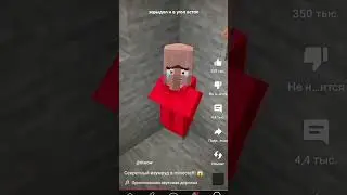 (видео не моё) секретный изумруд в маинкрафте😱
