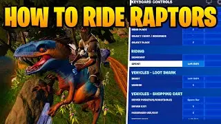 How to Ride Raptors in Fortnite Season 3 | Set a Sprint Keybind and More!