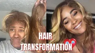 HAIR TRANSFORMATION #hair #hairtransformation #hairstyle #hairtutorial