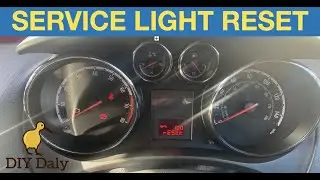 Vauxhall Meriva Service light / code 82 Reset procedure
