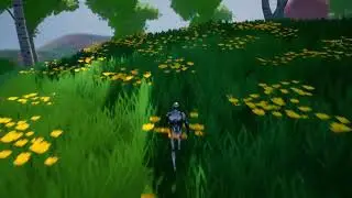 Procedural Grass noise dependent (Flowers Fields)