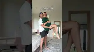 Us trying this trend 40 weeks pregnant…