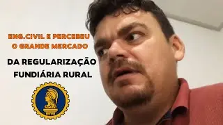 ENG.CIVIL E PERCEBEU O GRANDE MERCADO DA REGULARIZAÇÃO FUNDIÁRIA