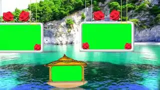 Vedding photo frame green screen HD project #1