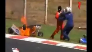 Авария на картинге