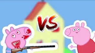Peppa VS. Evil George - Short Funny Horror Movie