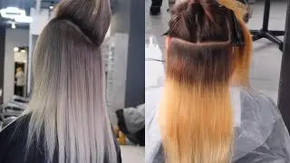 HAIR COLORING / AIRTOUCH WITH SHORT LAYER DYES