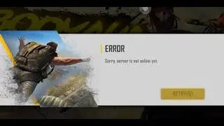 SERVER IS NOT ONLINE YET PROBLEM IN FREE FIRE || SORRY SERVER IS NOT ONLINE YET