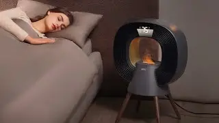 Space Heater Humidifier Combo - Star 3-in-1 Electric Heaters for Indoor Use