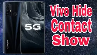Vivo phone hide contact show
