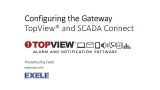 1. SCADA Connect : Configuring the Gateway