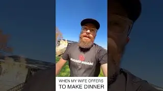 When My Wife Offers To Make Dinner?!?! #shorts