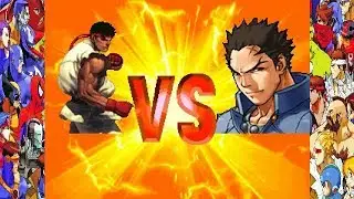 MVC Compilation Mugen | Ryu & Sakura vs Batsu & Hinata [Rival Schools]