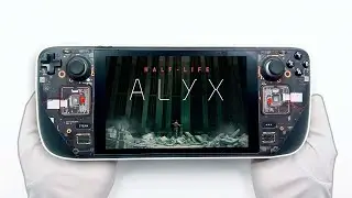 Steam Deck Gameplay - Half Life Alyx | SteamOS