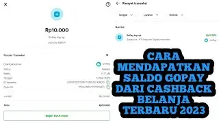 CARA MENDAPATKAN SALDO GOPAY DARI CASHBACK BELANJA DI SNAPCART TERBARU 2023