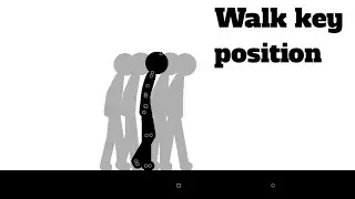 Walking key position