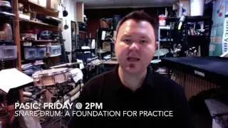 PASIC FUNdamentals Clinic - Snare Drum: A Foundation for Practice