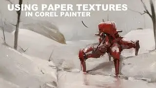 Using Paper Textures in Corel Painter